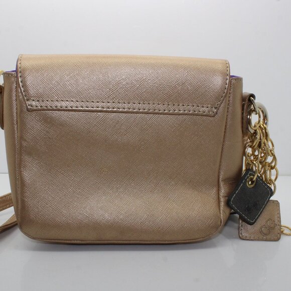 Claudia G Tiny Leather Shoulder Bag -Rose Gold - Picture 7 of 10